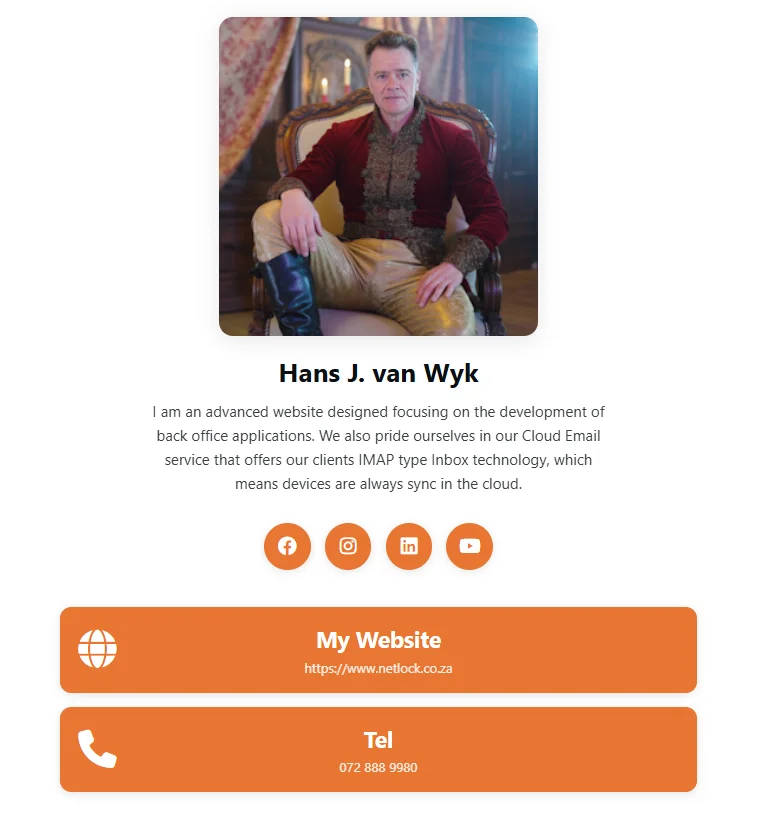 Sample TabMe Page